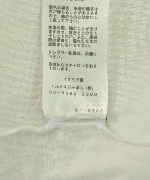 HERMES（エルメス）Tシャツ・カットソー 白 サイズ:L メンズ/2200701594091