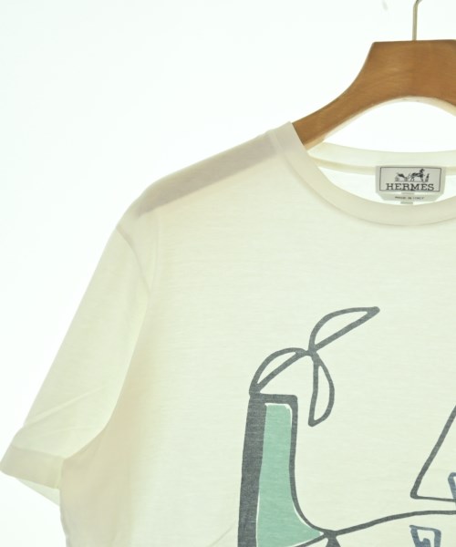 HERMES（エルメス）Tシャツ・カットソー 白 サイズ:L メンズ/2200701594091