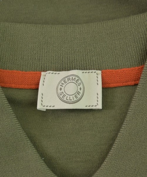 HERMES（エルメス）ポロシャツ カーキ サイズ:XS メンズ/2200701594107