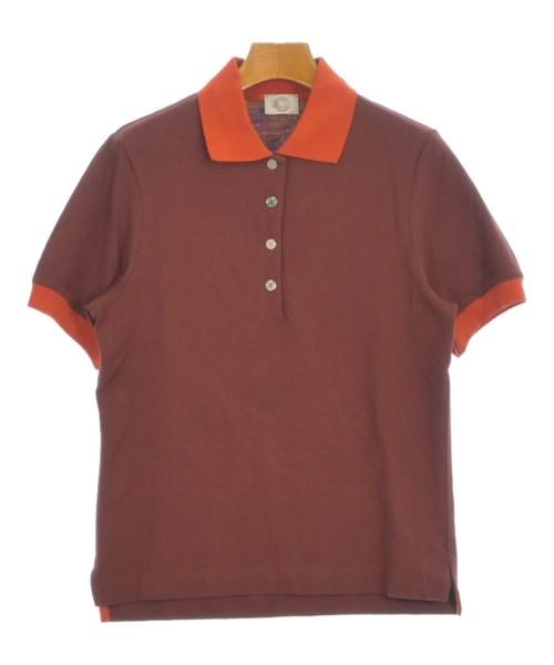 HERMES(エルメス)ポロシャツ 茶 サイズ:S/2200701844103