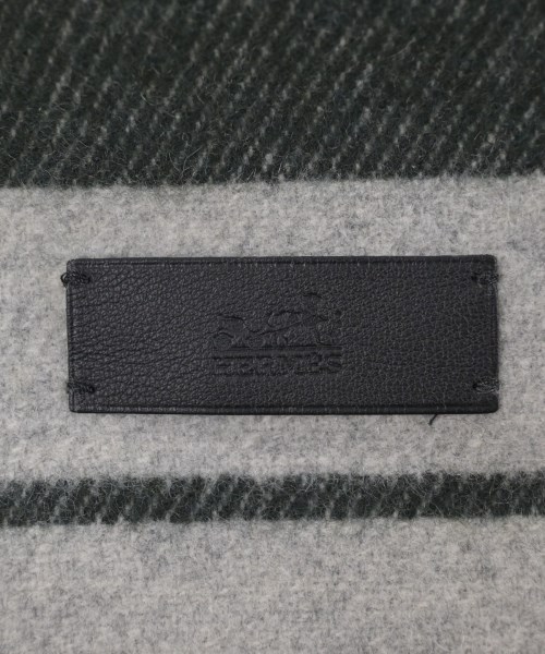 HERMES（エルメス）マフラー グレー サイズ:- レディース/2200652713183