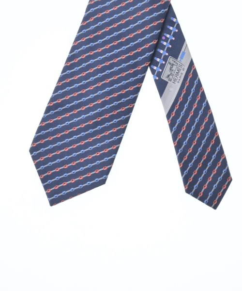HERMES（エルメス）ネクタイ 紺 サイズ:- メンズ/2200654551295