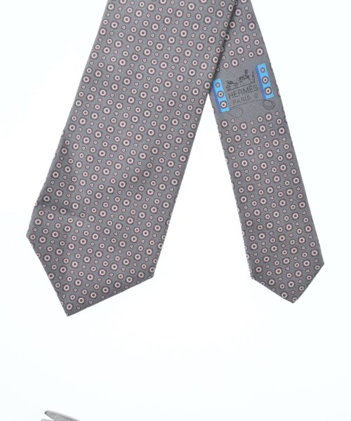 HERMES（エルメス）ネクタイ グレー サイズ:- メンズ/2200654551349