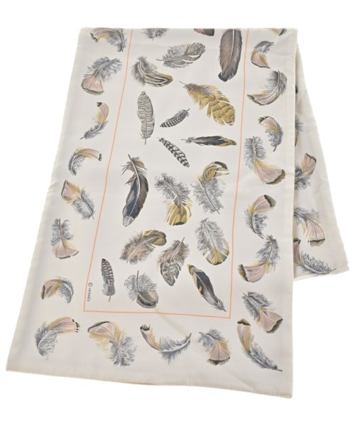 HERMES(エルメス)マフラー 白 サイズ:-/2200654762158