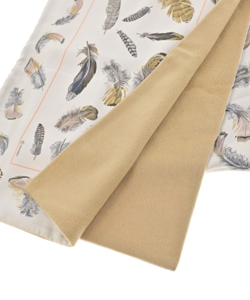 HERMES（エルメス）マフラー 白 サイズ:- レディース/2200654762158