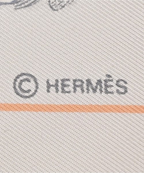 HERMES（エルメス）マフラー 白 サイズ:- レディース/2200654762158