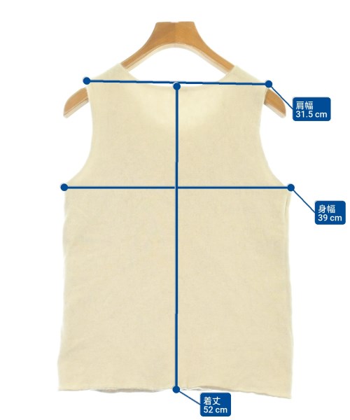 HERMES（エルメス）ベスト/ノースリーブ ベージュ サイズ:-(S位) レディース/2200655485032