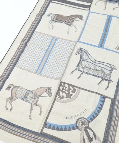 HERMES（エルメス）ストール ベージュ サイズ:- レディース/2200655518037