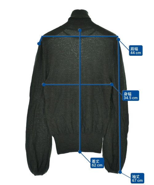 HERMES（エルメス）ニット・セーター グレー サイズ:M レディース/2200655540014