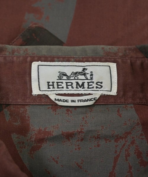 HERMES（エルメス）カジュアルシャツ 黒 サイズ:41(XL位) メンズ/2200655840015
