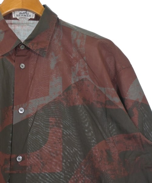 HERMES（エルメス）カジュアルシャツ 黒 サイズ:41(XL位) メンズ/2200655840015