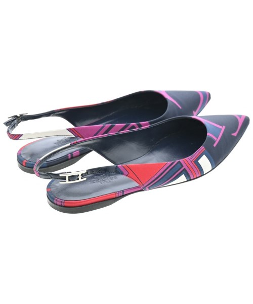 HERMES（エルメス）サンダル 紺 サイズ:EU36 1/2(23cm位) レディース/2200653675022