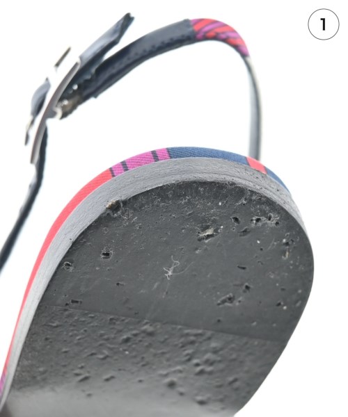 HERMES（エルメス）サンダル 紺 サイズ:EU36 1/2(23cm位) レディース/2200653675022