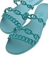 HERMES（エルメス）サンダル 緑 サイズ:EU37(23.5cm位) レディース/2200653675053