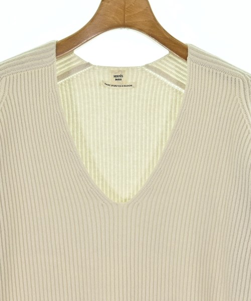 HERMES（エルメス）ニット・セーター 白 サイズ:36(S位) レディース/2200653675206