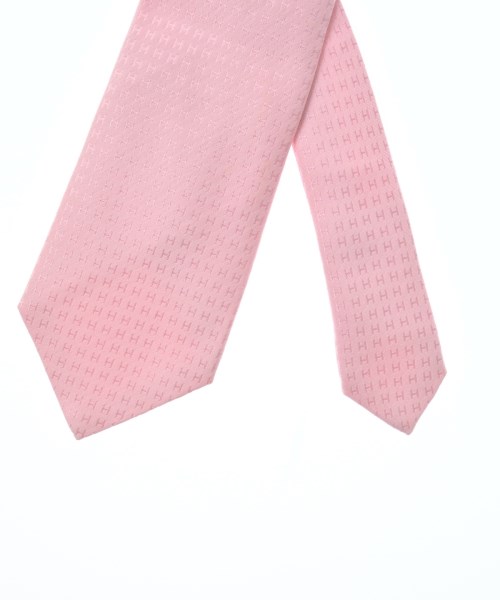 HERMES（エルメス）ネクタイ ピンク サイズ:- メンズ/2200656340033