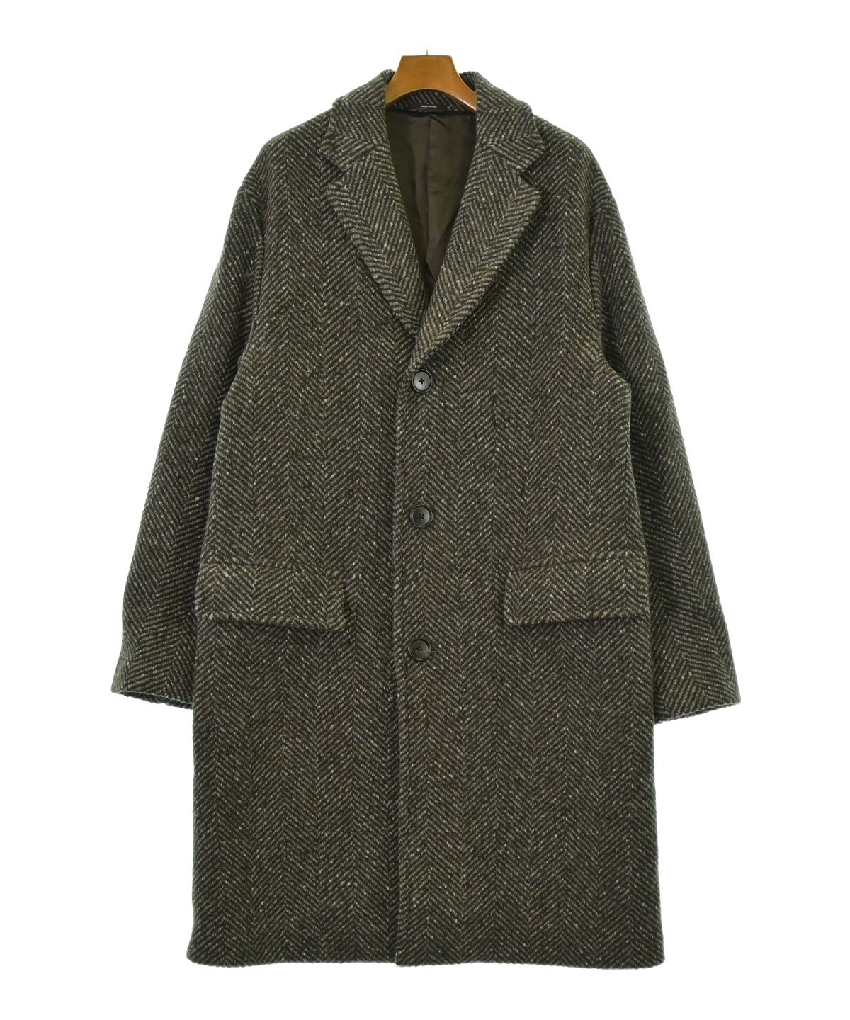 HERMES（エルメス）チェスターコート 茶 サイズ:48(L位) メンズ
