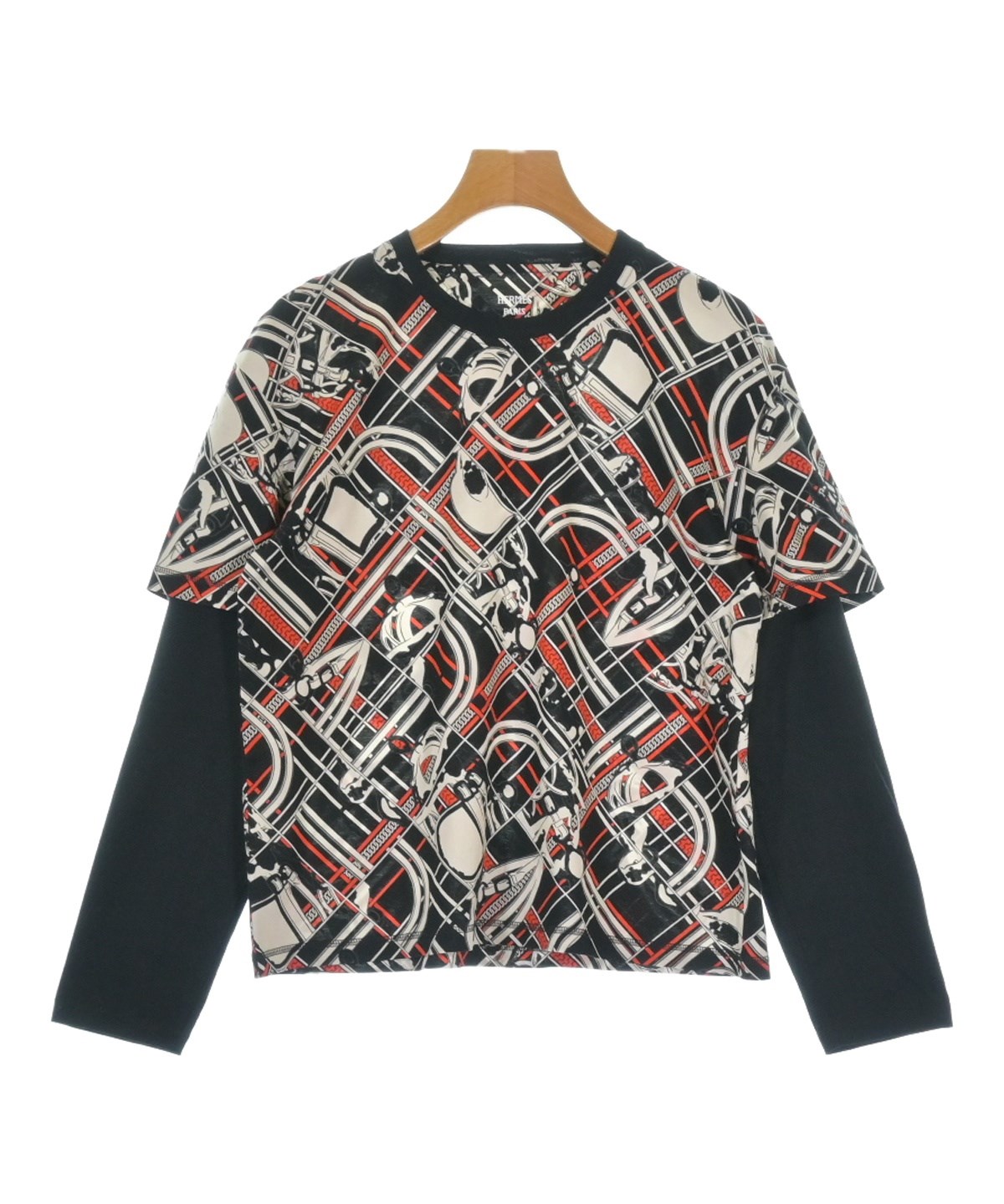 HERMES（エルメス）Tシャツ・カットソー 黒 サイズ:34(XXS位