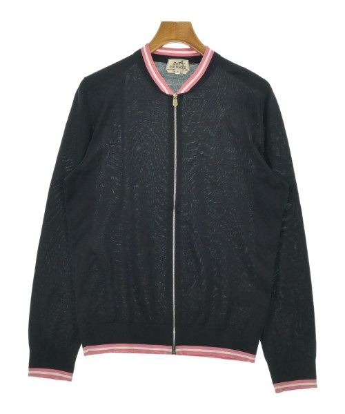 HERMES(エルメス)カーディガン 紺 サイズ:M/2200656686070
