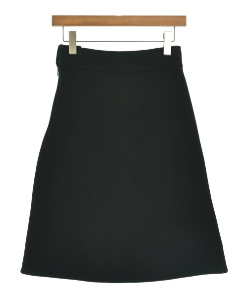 HERMES（エルメス）ひざ丈スカート 黒 サイズ:34(XXS位) レディース/2200656686117