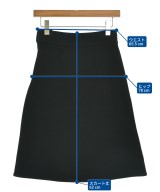 HERMES（エルメス）ひざ丈スカート 黒 サイズ:34(XXS位) レディース/2200656686117