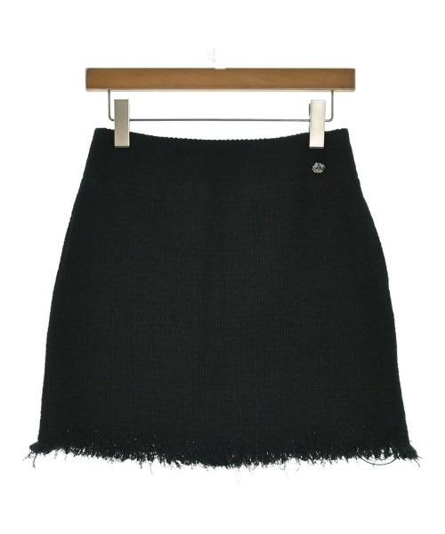 CHANEL(シャネル)ミニスカート 黒 サイズ:36(XS位)/2200656686124