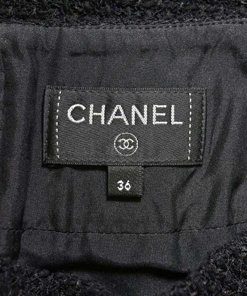 CHANEL（シャネル）ミニスカート 黒 サイズ:36(XS位) レディース/2200656686124