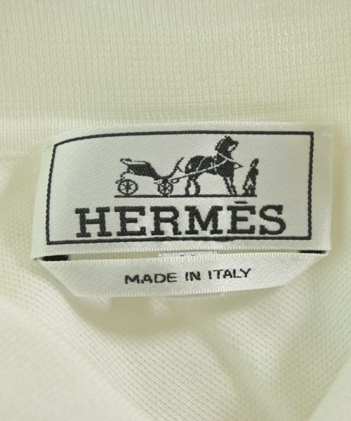 HERMES（エルメス）ポロシャツ 白 サイズ:M メンズ/2200656686155