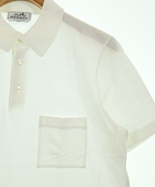 HERMES（エルメス）ポロシャツ 白 サイズ:M メンズ/2200656686155
