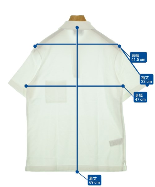 HERMES（エルメス）ポロシャツ 白 サイズ:M メンズ/2200656686155