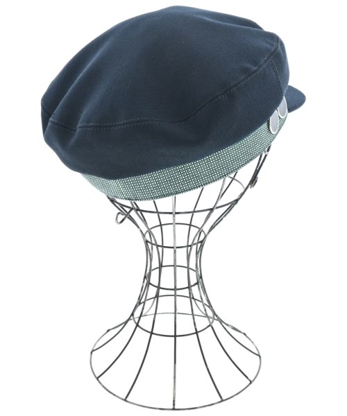HERMES（エルメス）ハンチング・ベレー帽 紺 サイズ:57 レディース/2200656686193