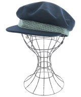HERMES（エルメス）ハンチング・ベレー帽 紺 サイズ:57 レディース/2200656686193