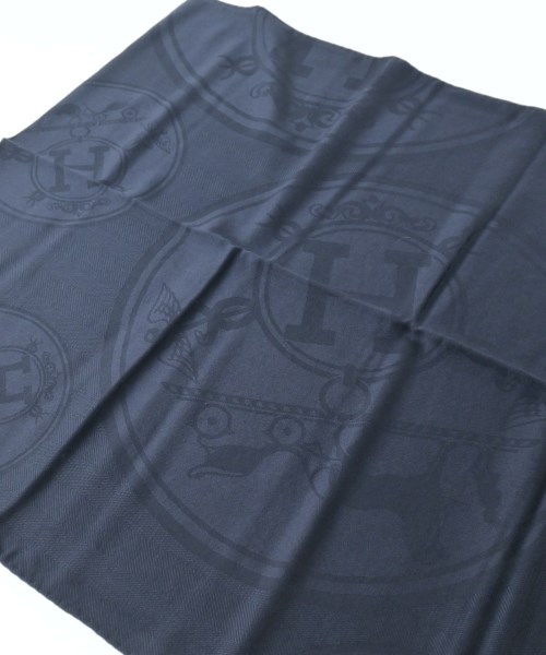 HERMES（エルメス）ストール 紺 サイズ:- レディース/2200654051078