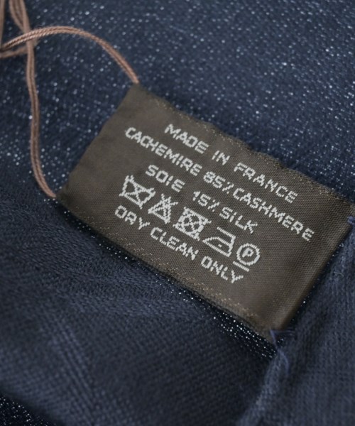 HERMES（エルメス）ストール 紺 サイズ:- レディース/2200654051078