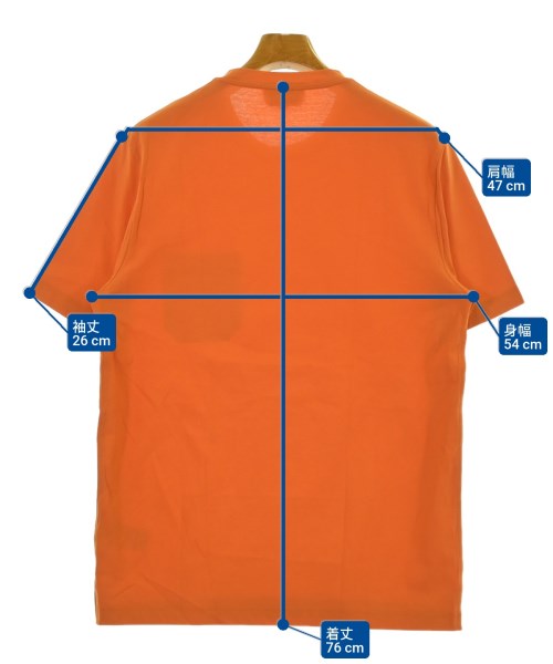 HERMES（エルメス）Tシャツ・カットソー オレンジ サイズ:M メンズ/2200656706013