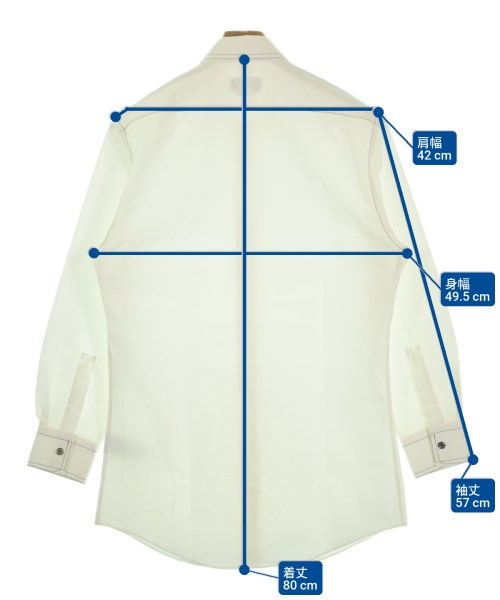 HERMES（エルメス）カジュアルシャツ 白 サイズ:38(S位) メンズ/2200657317034