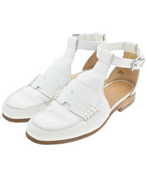 HERMES(エルメス)ビジネス・ドレスシューズ 白 サイズ:EU35 1/2(22cm位)/2200657706142