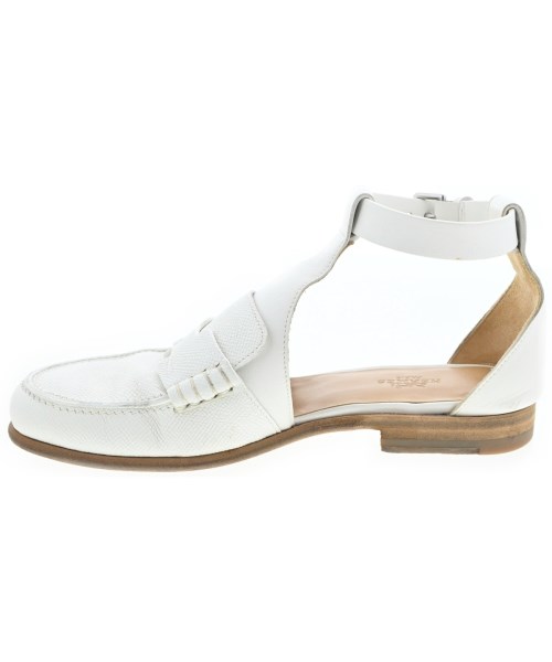 HERMES（エルメス）ビジネス・ドレスシューズ 白 サイズ:EU35 1/2(22cm位) レディース/2200657706142