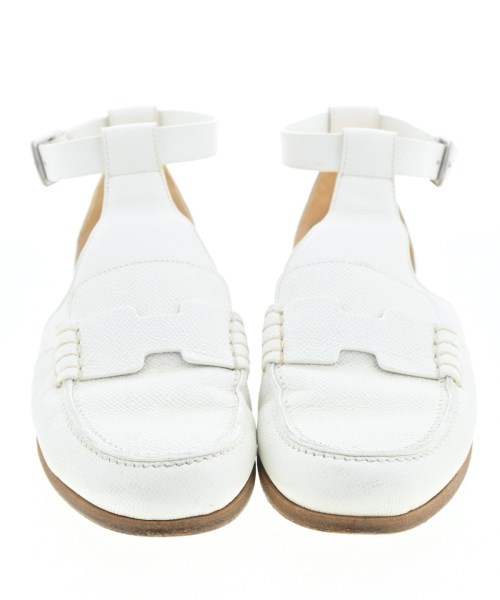 HERMES（エルメス）ビジネス・ドレスシューズ 白 サイズ:EU35 1/2(22cm位) レディース/2200657706142