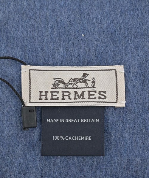 HERMES（エルメス）マフラー 紺 サイズ:- メンズ/2200657706166