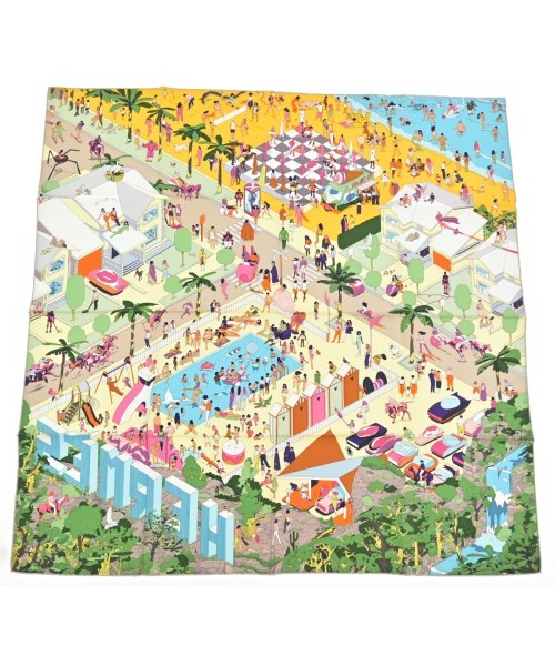 HERMES(エルメス)バンダナ・スカーフ その他（柄物・カラフル） サイズ:90/2200657706234