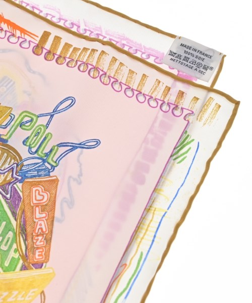 HERMES（エルメス）バンダナ・スカーフ ピンク サイズ:90 レディース/2200657706241