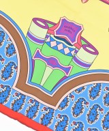 HERMES（エルメス）バンダナ・スカーフ 黄 サイズ:90 レディース/2200657706258