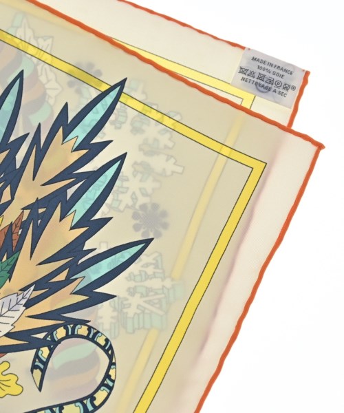 HERMES（エルメス）バンダナ・スカーフ ベージュ サイズ:90 レディース/2200657706265