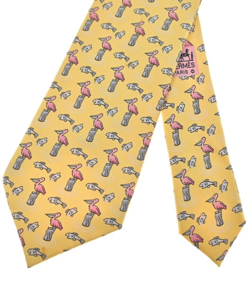 HERMES（エルメス）ネクタイ 黄 サイズ:- メンズ/2200651992077