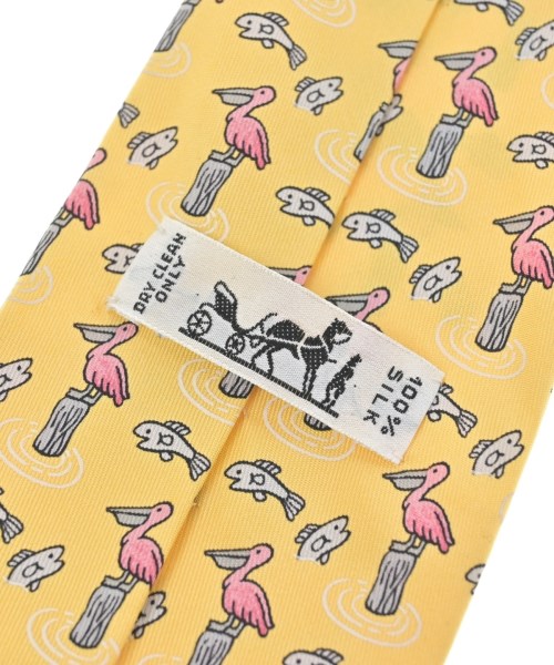 HERMES（エルメス）ネクタイ 黄 サイズ:- メンズ/2200651992077