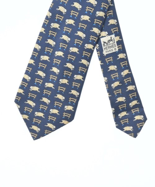HERMES（エルメス）ネクタイ 紺 サイズ:- メンズ/2200651992091