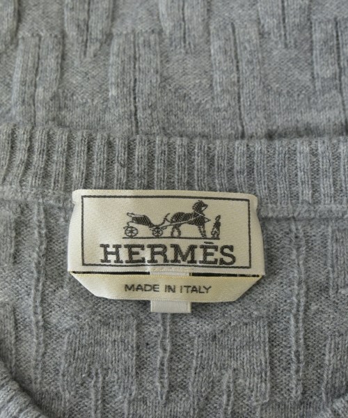 HERMES（エルメス）ニット・セーター グレー サイズ:XS メンズ/2200658054075