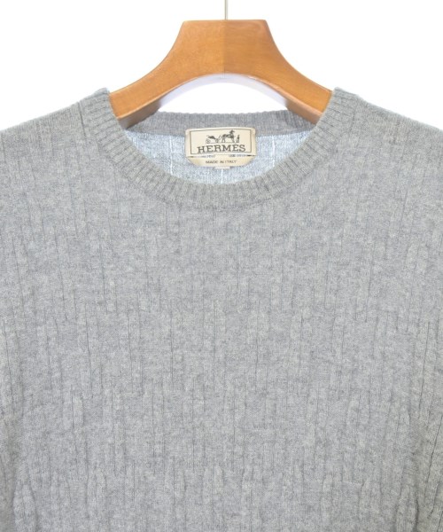 HERMES（エルメス）ニット・セーター グレー サイズ:XS メンズ/2200658054075