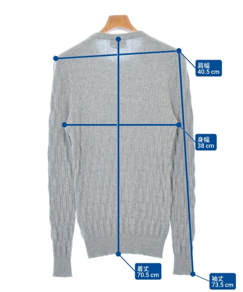 HERMES（エルメス）ニット・セーター グレー サイズ:XS メンズ/2200658054075